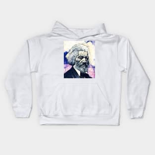 Frederick Douglass Portrait | Frederick Douglass Artwork 14 Kids Hoodie